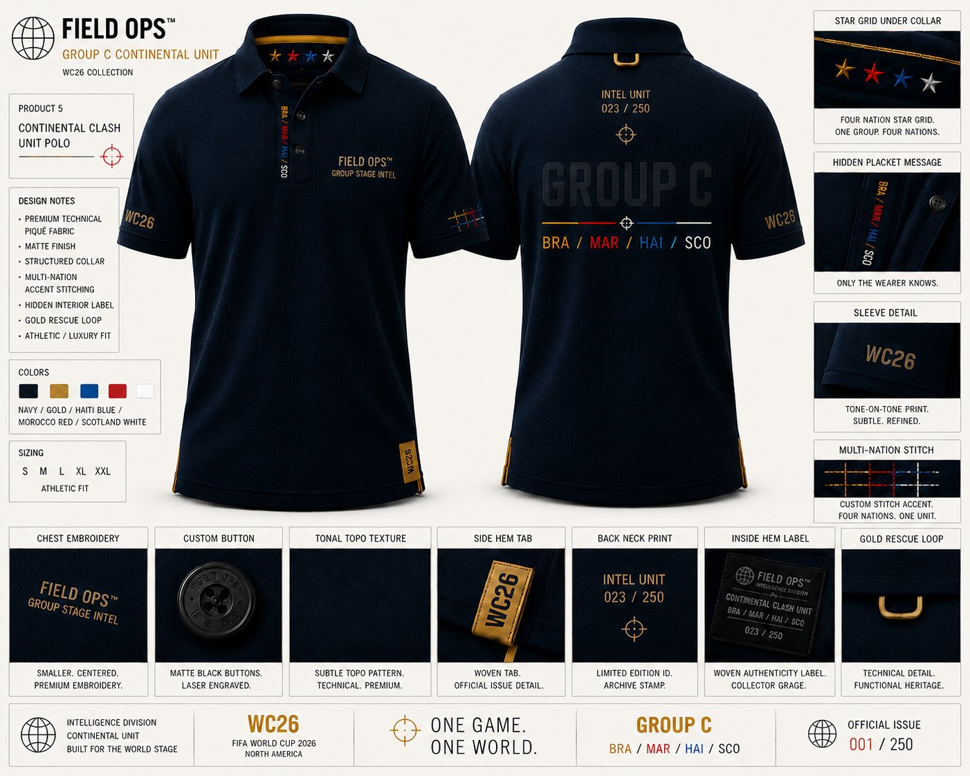 Group C Continental Clash Polo, full specification.