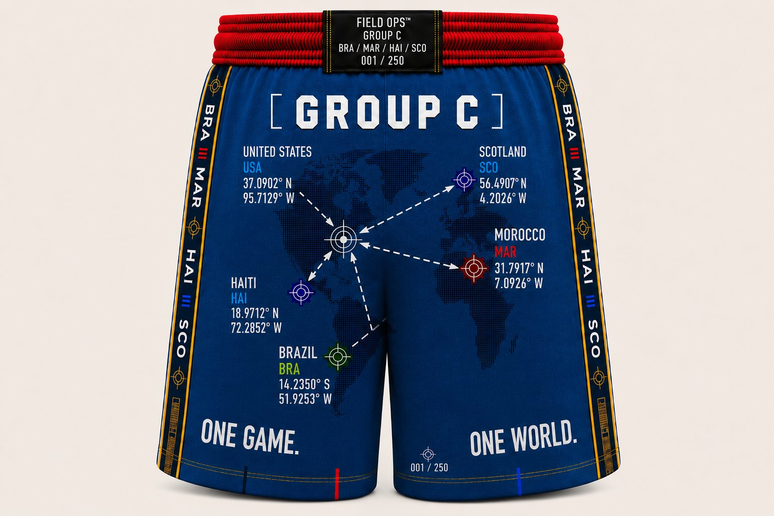 Group C Transit Short, rear deployment map.