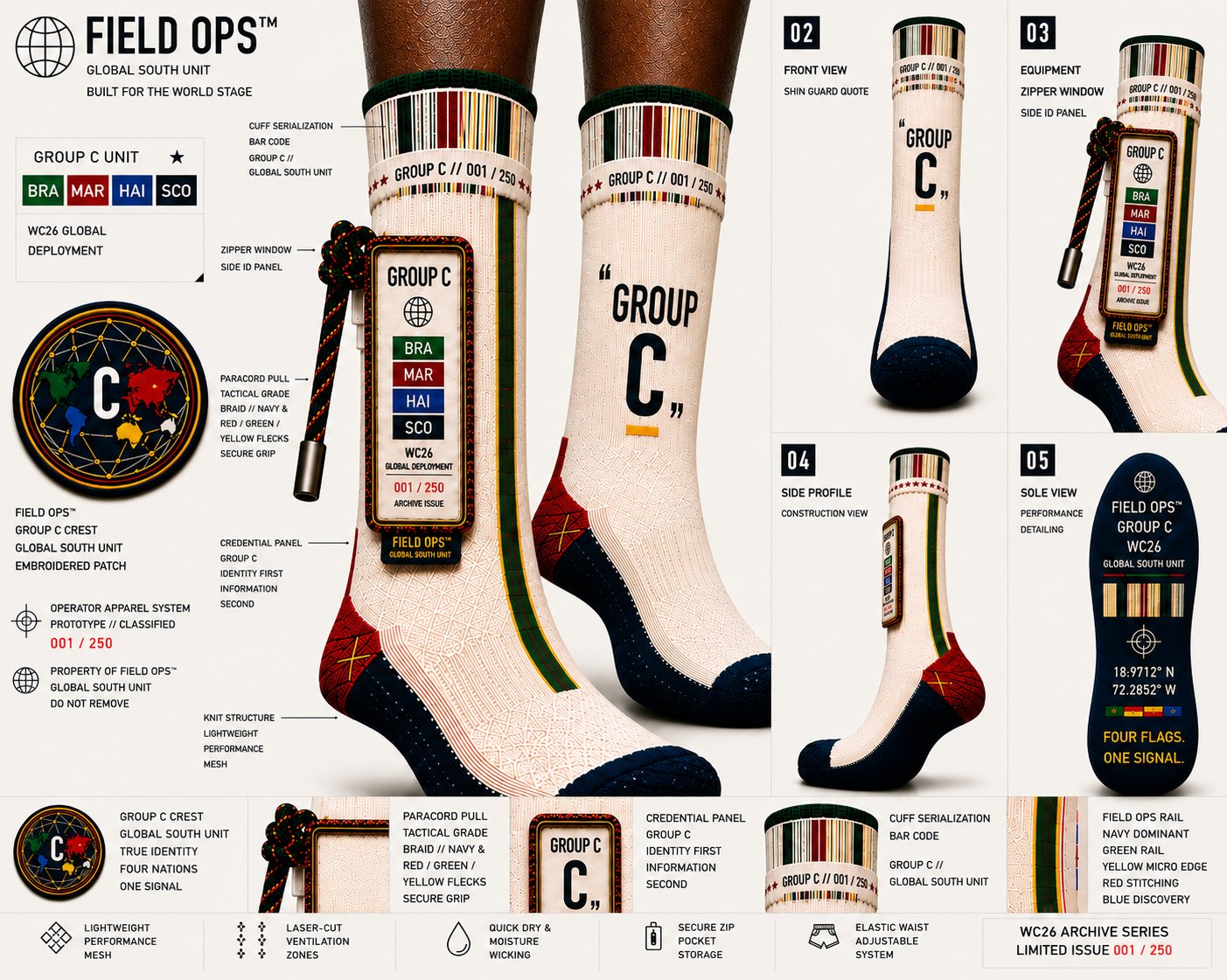 Group C Credential Sock, full specification.