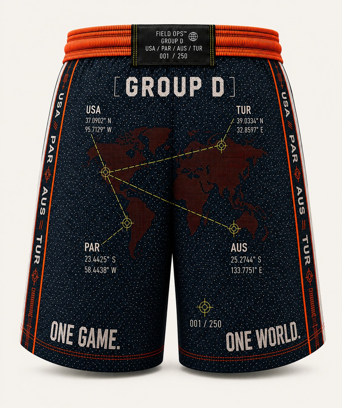 Group D Intel Deployment Short, rear deployment map.