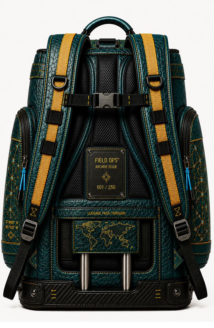 Group K Global South Unit Backpack, harness and luggage pass through.