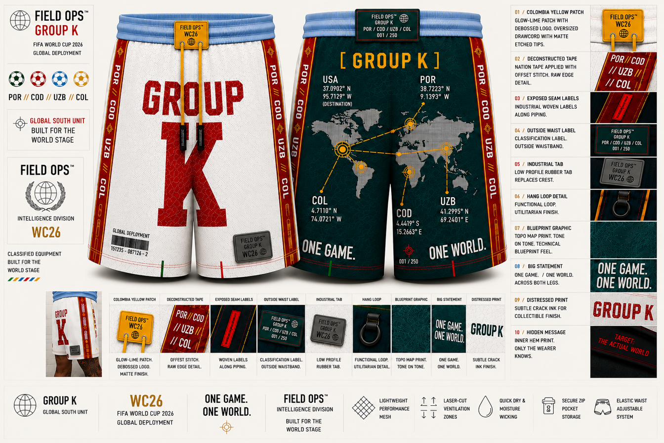 Group K Global Deployment Short, full specification.