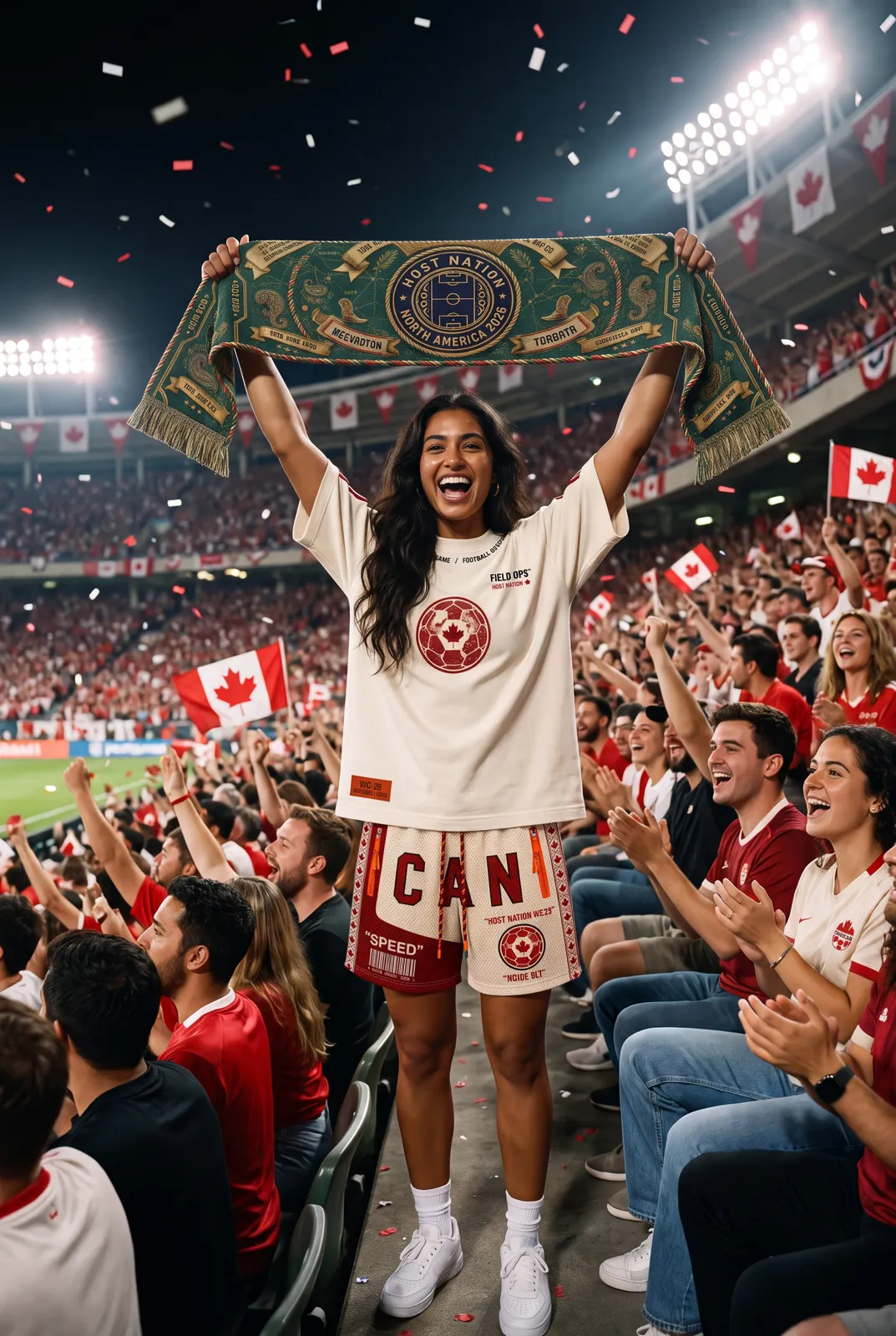 FIELD OPS Host Nation Canada — Stands · Scarf Overhead.