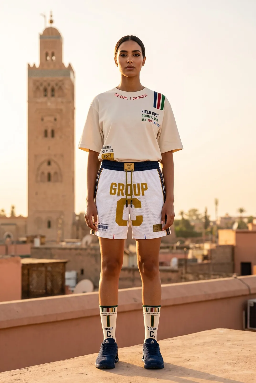Group C kit touring Morocco.