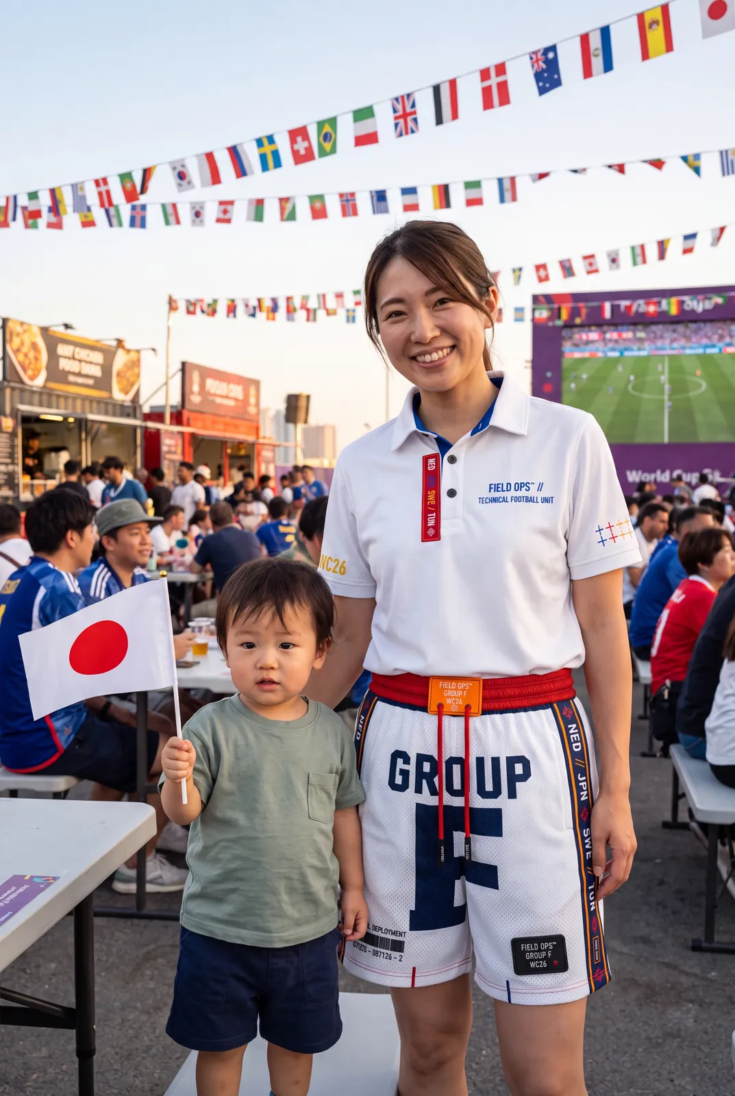 FIELD OPS Group F — Fan Zone · Two Generations.