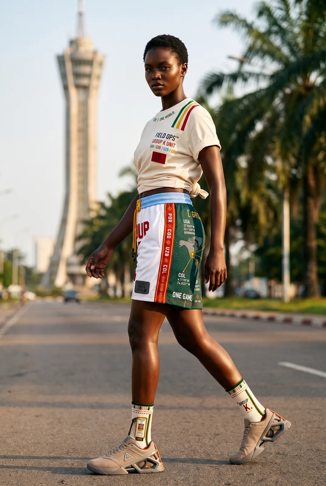 Group K kit in Kinshasa.