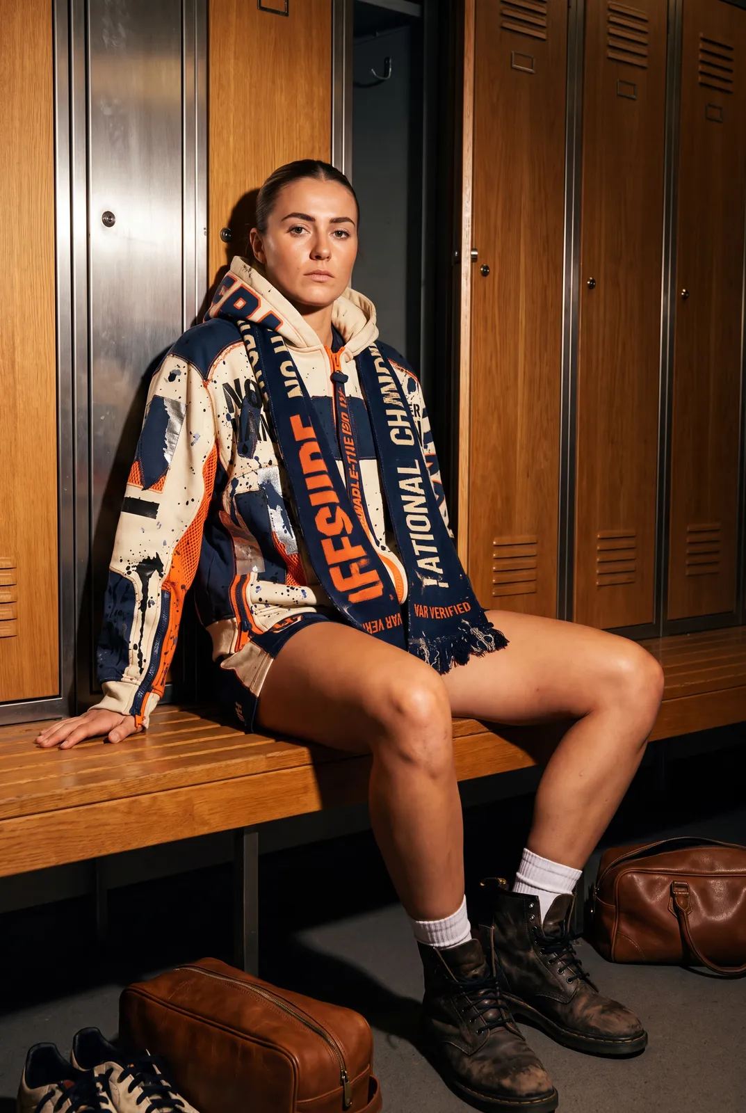 FIELD OPS HEADER Hoodie capsule. Locker Room · Scarf.