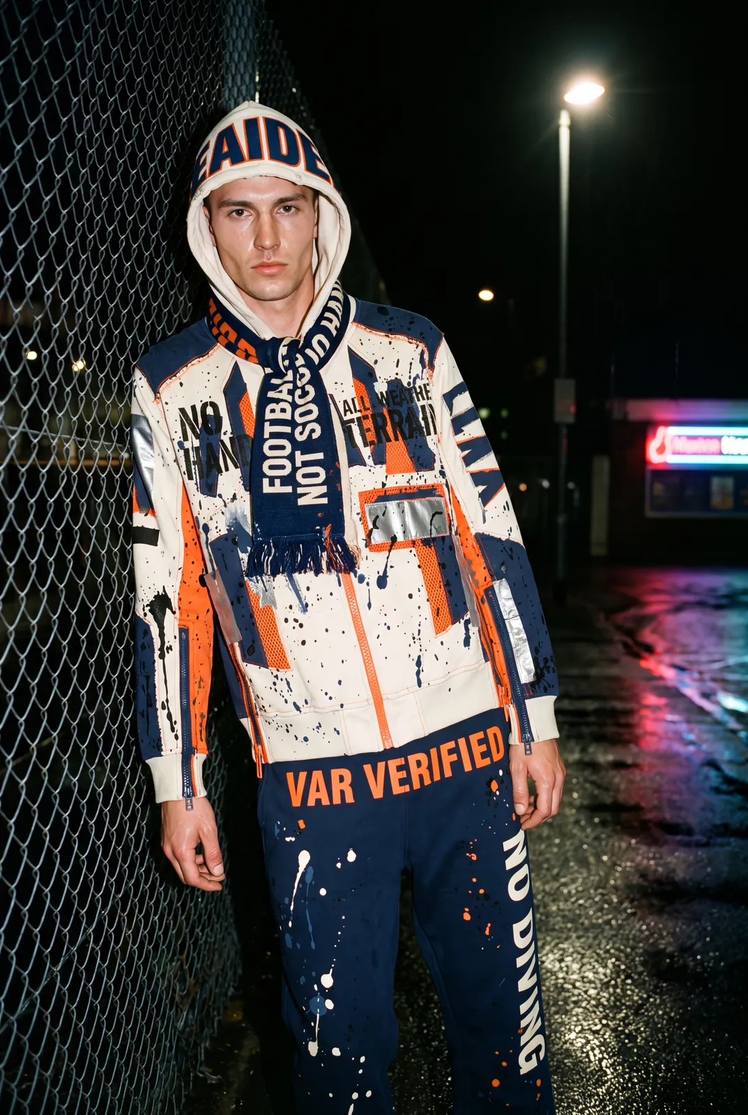 FIELD OPS HEADER Hoodie capsule. Street · Fence Line.