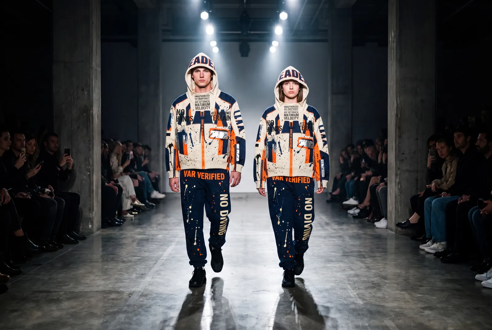 FIELD OPS HEADER Hoodie capsule. Runway · Pair.