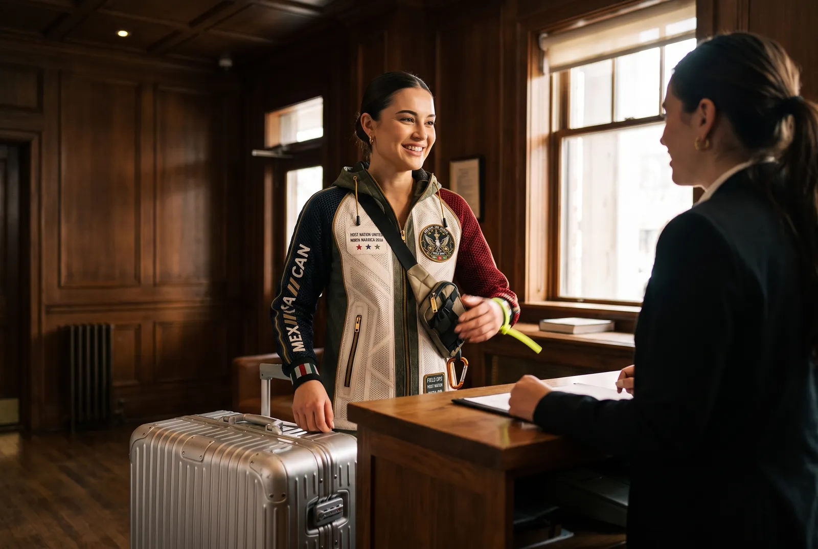 FIELD OPS Host Nation Jacket — Hotel Lobby.