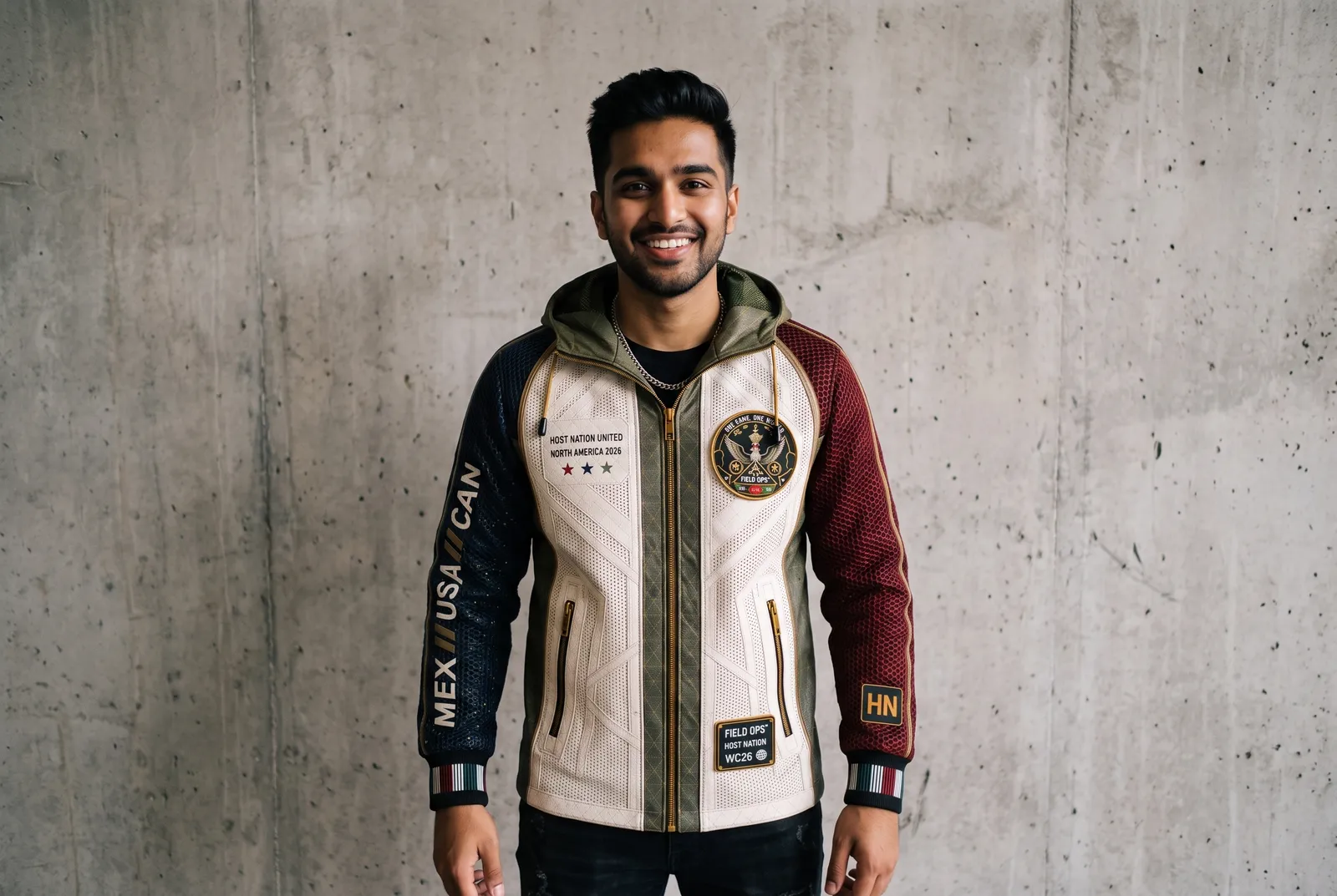 FIELD OPS Host Nation Jacket — Studio · Half Body.