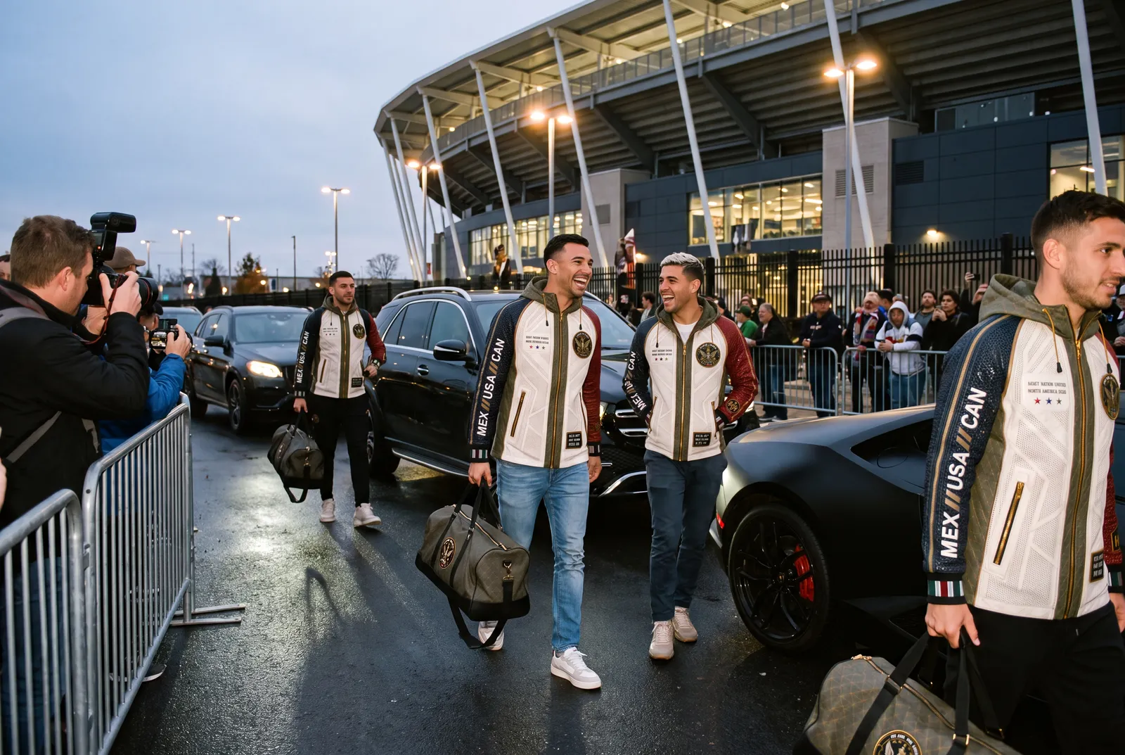 FIELD OPS Host Nation Jacket — Stadium Arrival · Cars.
