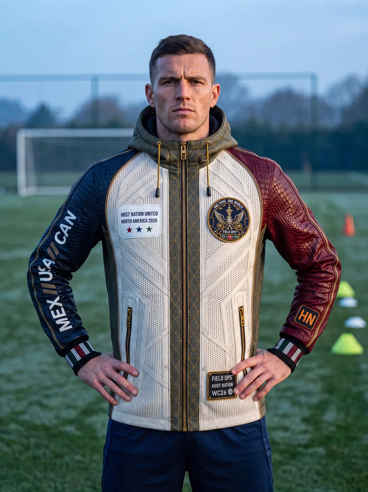 FIELD OPS Host Nation Jacket — Pitchside · Warmup.