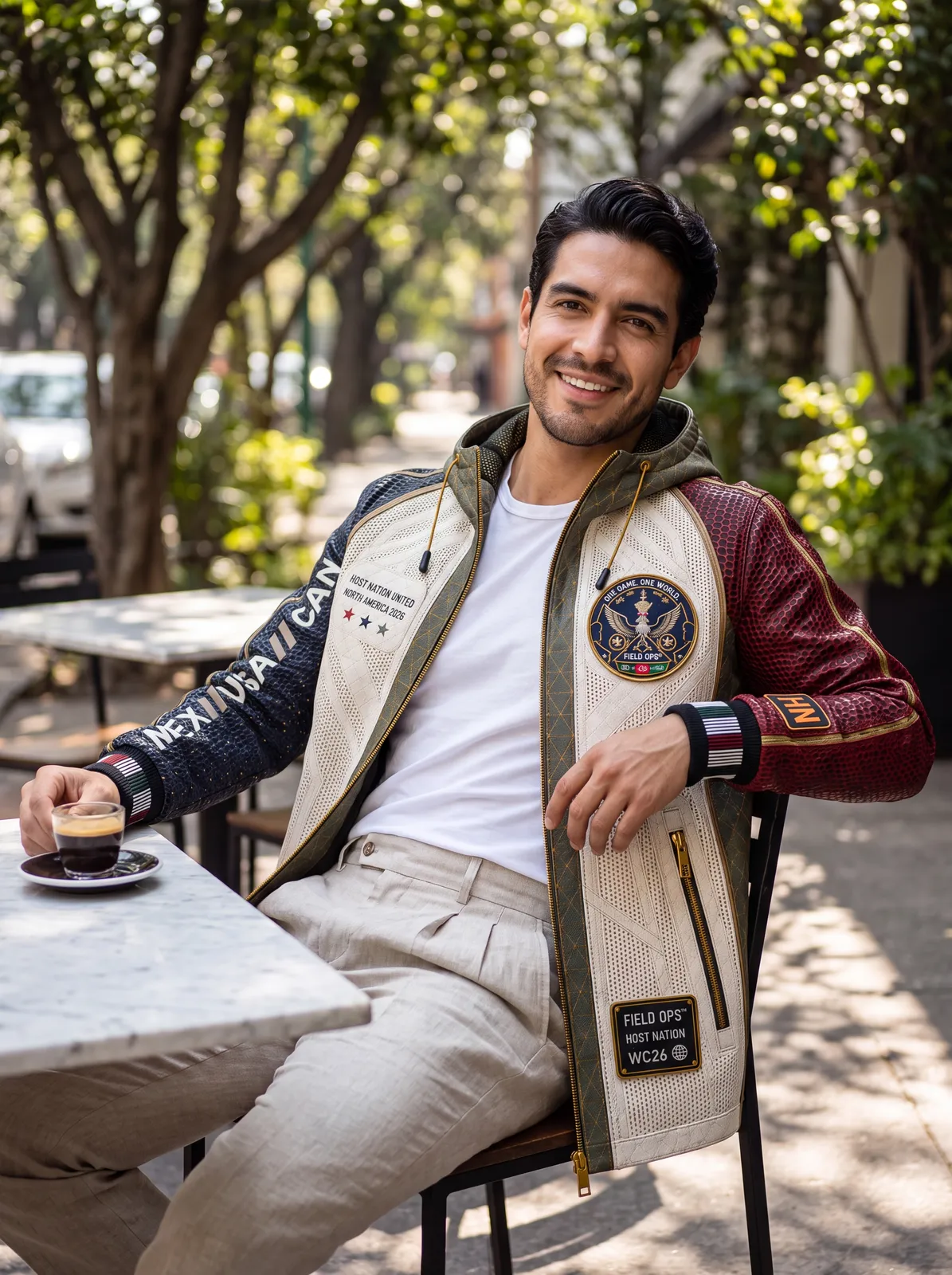 FIELD OPS Host Nation Jacket — Mexico · Condesa Café.