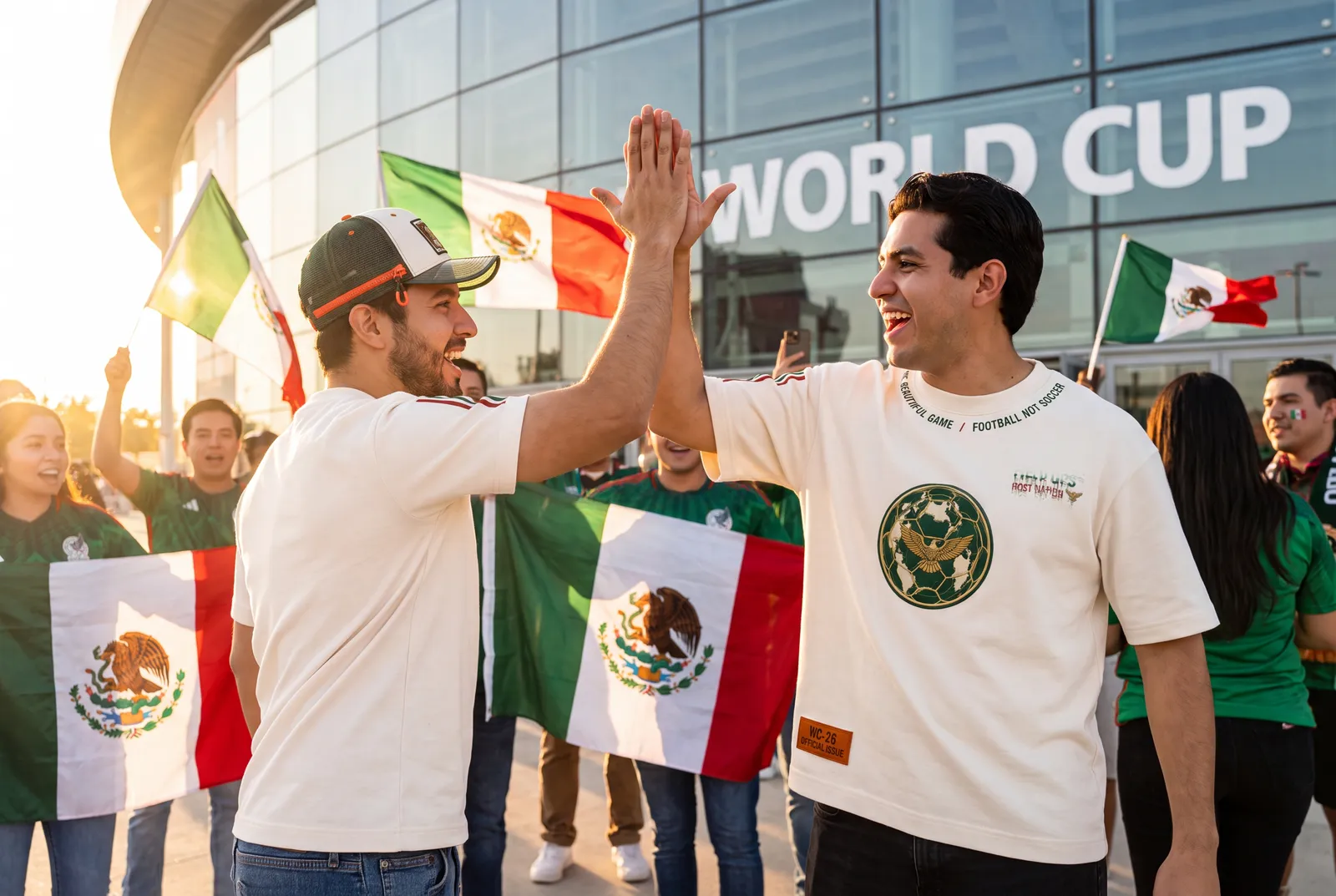 FIELD OPS Host Nation Mexico — Stadium Gate · High Five.