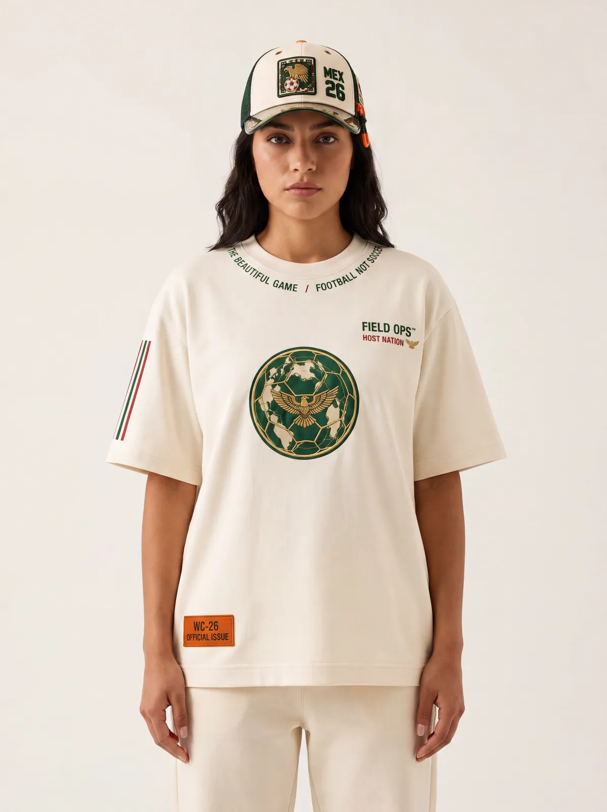 FIELD OPS Host Nation Mexico — Studio · Tee + Cap.