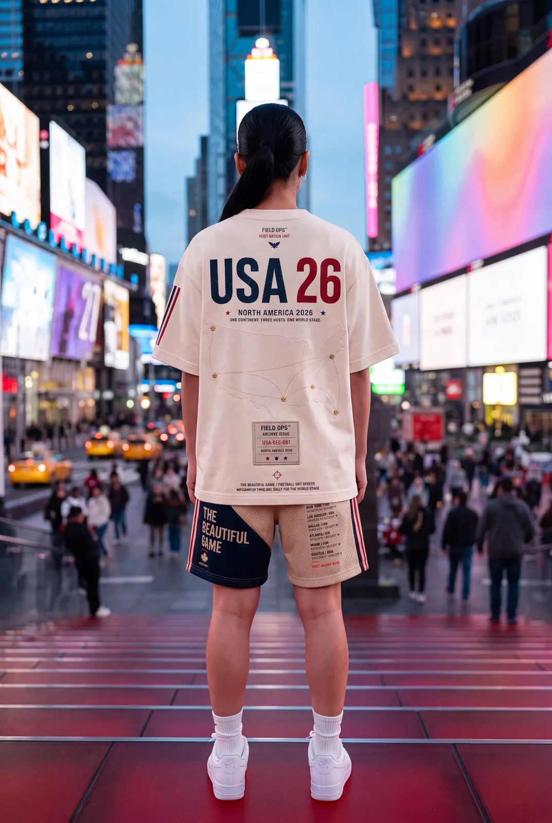FIELD OPS Host Nation USA — Times Square · Worn Back.