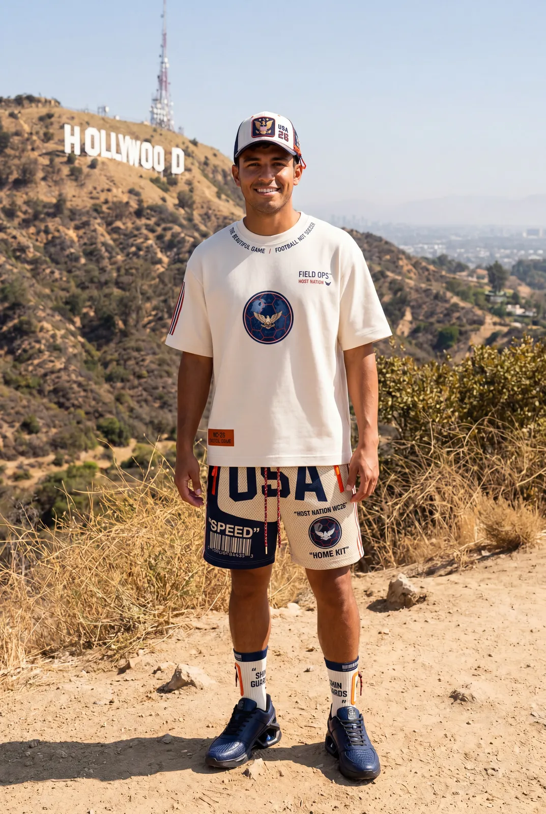 FIELD OPS Host Nation USA — Hollywood · Tee + Cap.