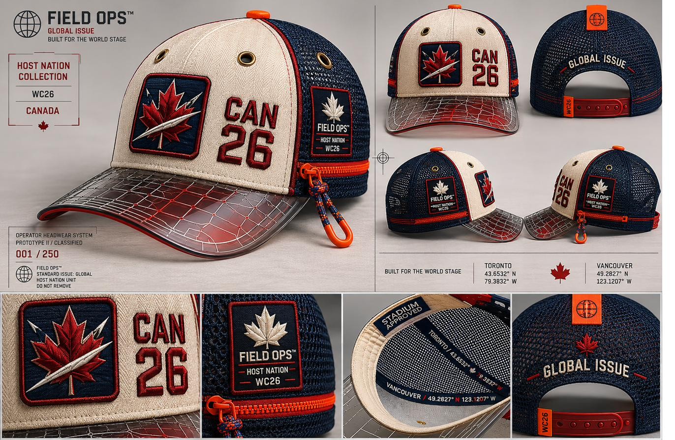 Canada Host Nation Cap, multi view.