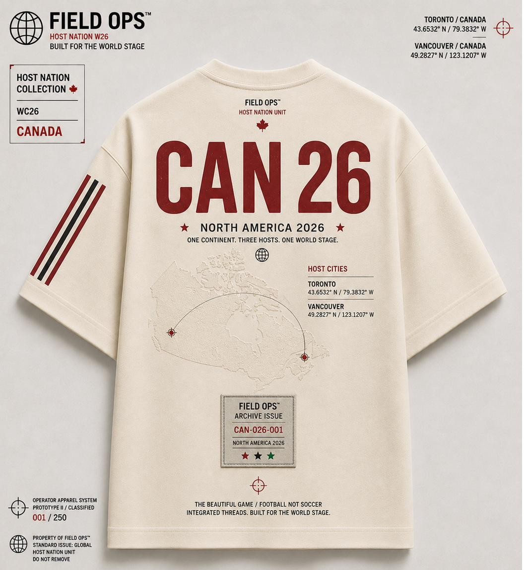 Canada Host Nation Tee, back.