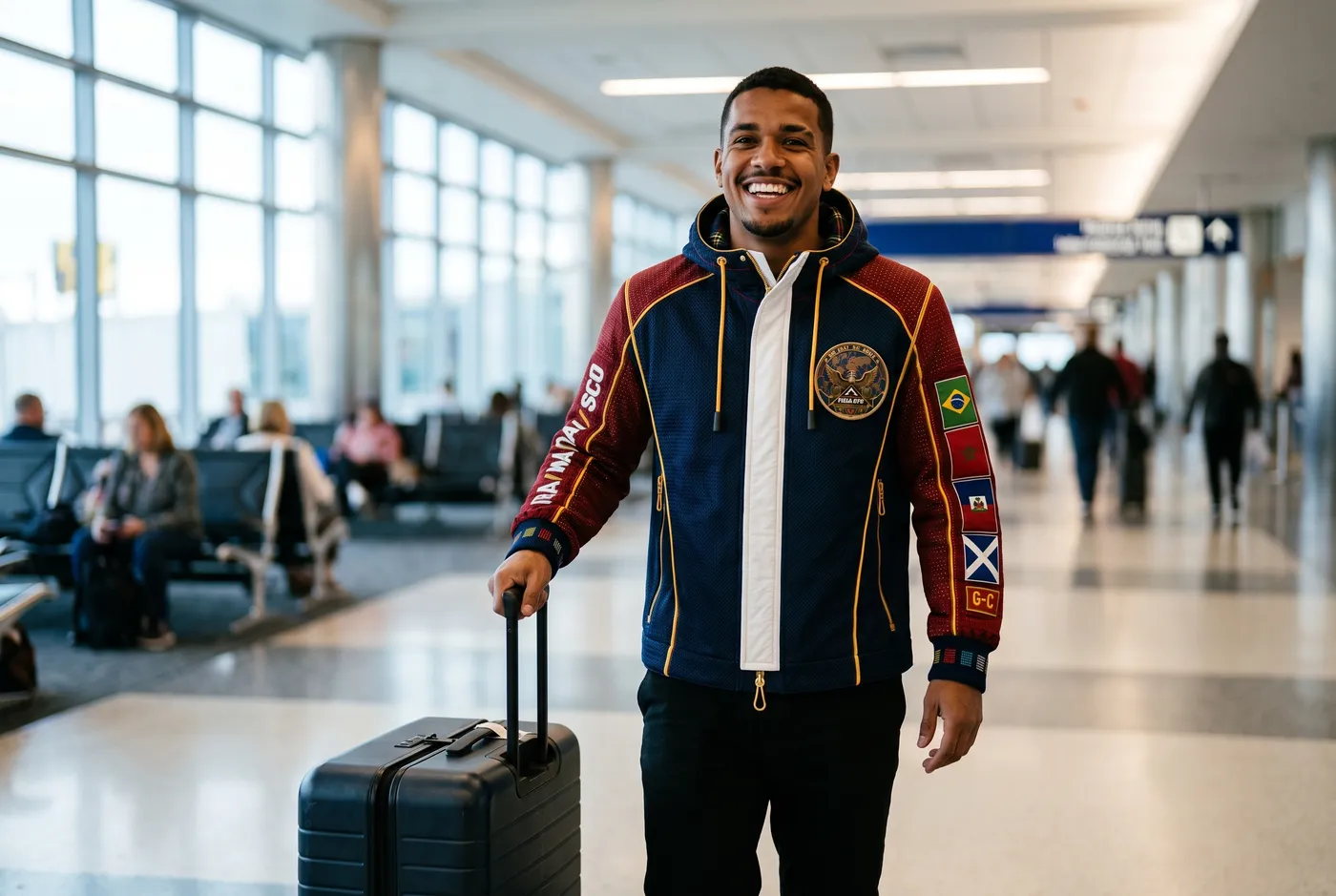 Group C route jacket at arrival.